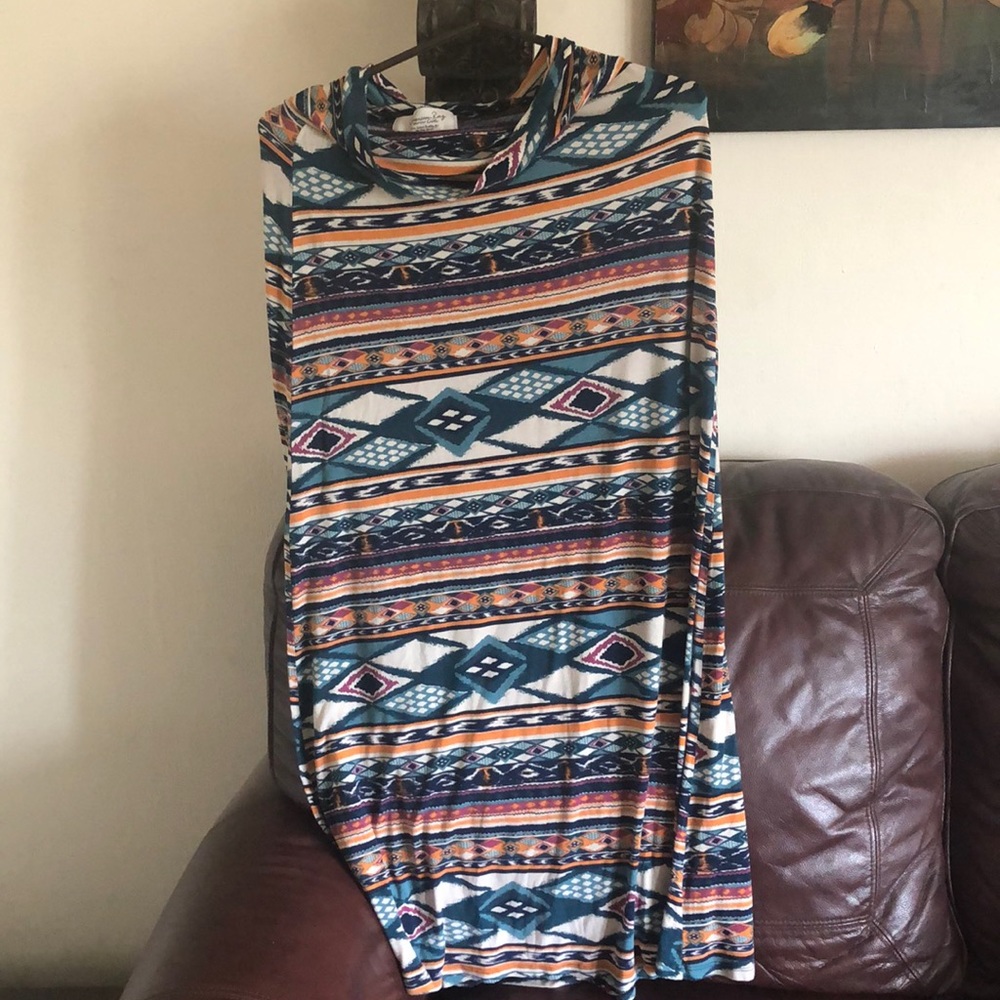 American rag long float skirt